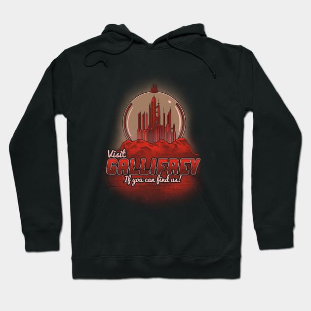 Visit Gallifrey Hoodie by APSketches